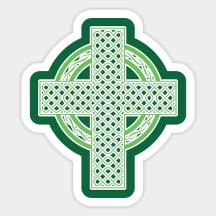 St Patricks Day Irish Celtic Cross Catholic Faith Sticker